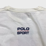 Vintage 1998 Polo Sport Ralph Lauren T Shirt Men Large White Canada Championship