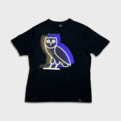 October's Very Own T Shirt Mens Medium Black OVO Owl Short Sleeve Graphic Tee