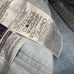 Levi's 505 Jeans Mens 34x30 Blue Regular Fit Straight Leg Medium Wash Denim Pants