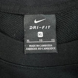 Nike Sportswear Phoenix Fleece Womens XL Black Dri Fit Oversized Crop Sweatshirt