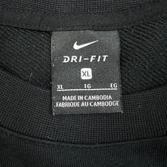 Nike Sportswear Phoenix Fleece Womens XL Black Dri Fit Oversized Crop Sweatshirt