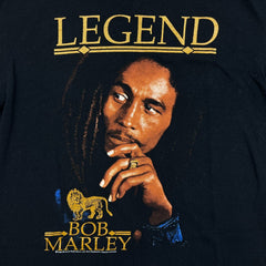 Vintage 2005 Bob Marley T Shirt Mens Small Black Legend Zion Short Sleeve Band Tee