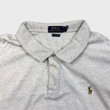 Polo Ralph Lauren Shirt Mens 2XL Gray Pony Casual Preppy Short Sleeve