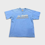 Vintage 90s Nike North Carolina Tar Heels T Shirt Mens Large Blue Sportswear Tee