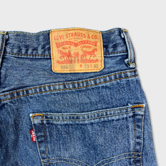 Levi's 550 Jeans Mens 33x32 Blue Relaxed Fit Straight Leg Medium Wash Baggy Denim Pants