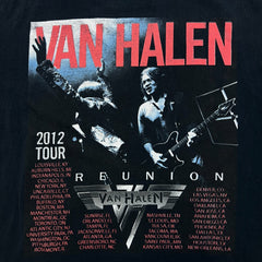 Vintage 2012 Van Halen A Different Kind Of Truth Tour T Shirt Mens XL Black Rock Band Tee