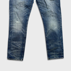 Ralph Lauren Jeans Mens 36x32 Blue Denim & Supply Tapered Straight Distressed Faded Pants