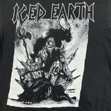 Vintage 1999 Iced Earth Tour of The Wicked T Shirt Mens XL Black Band Tee