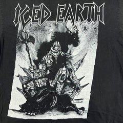 Vintage 1999 Iced Earth Tour of The Wicked T Shirt Mens XL Black Band Tee