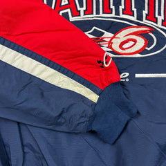 Vintage 90s Chase Authentics Mark Martin NASCAR Jacket Mens Large Blue Valvoline Racing Bomber