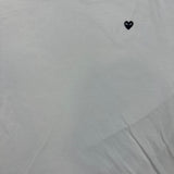 Comme des Garcons Play T Shirt Mens XL White CDG Heart Short Sleeve Tee