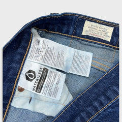 Levi's 510 Skinny Jeans Mens 30x30 Blue Dark Wash Stretch Mid Rise Tapered Leg Denim Pants