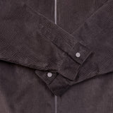 SS23 Fear of God Essentials Corduroy Shirt Jacket Mens Small Purple Oversized