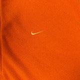 Vintage Y2K Nike Sportswear Fleece Mens Medium Orange Swoosh 1/4 Zip Pullover Jacket