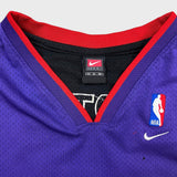Vintage 90s Nike Vince Carter Toronto Raptors Jersey Mens XL Purple Stitched NBA