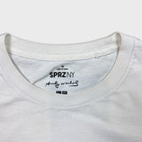 Uniqlo Andy Warhol SPRZNY T Shirt Mens Medium White World Fascinates Me Art Tee