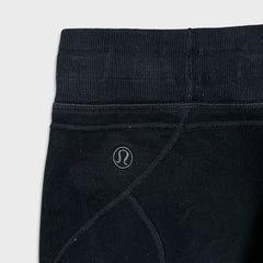 Lululemon Sweatpants Womens Size 8 Black Wide Leg Relaxed