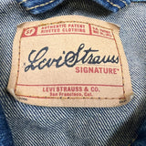 Signature by Levi Strauss Denim Type III Jacket Mens Medium Blue Coat Trucker