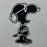 KAWS x Uniqlo x Peanuts Joe Kaws Yawn Outline Tee Mens Small White Graphic Tee