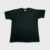 Vintage 90s Fruit of The Loom Blank T Shirt Mens XL Black Single Stitched Tee