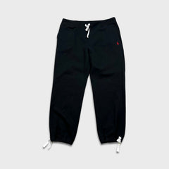 Polo Ralph Lauren Sweatpants Mens Large Black Pony Taper Leg Jogger