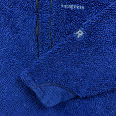Vintage 90s Patagonia Fleece Mens XL Blue USA 1/4 Zip Regulator Polartec Jacket