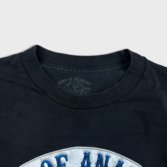 Sons of Anarchy T Shirt Mens Large Black SOA Biker Reaper TV Series Graphic Tee