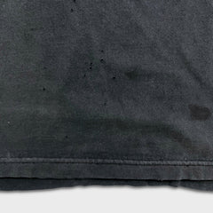 Vintage Y2K FMF Intl Racing T Shirt Mens Large Black Faded Distressed Motocross Tee