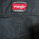 Vintage Y2K Wrangler Riggs Pants Mens 32x32 Black Ripstop Carpenter Double Knee