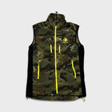 Ralph Lauren RLX Fleece Vest Mens Medium Green Camo Full Zip Outdoor Jacket