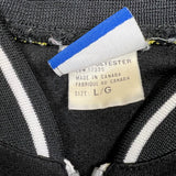 Vintage 90s Reebok T Shirt Mens Large Black 1/4 Zip Athletic Tee