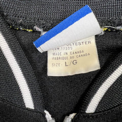 Vintage 90s Reebok T Shirt Mens Large Black 1/4 Zip Athletic Tee