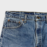 Vintage 90s Levi's 505 Jean Mens 34x28 Blue Original Fit Straight Leg Light Wash Pants