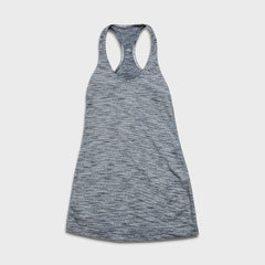 Lululemon Racerback Tank Top Womens Medium Gray Sportswear Athletic Yoga