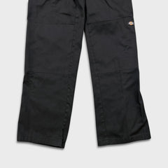 Dickies Pants Mens 32x32 Black Loose Fit Double Knee Workwear Baggy Trouser