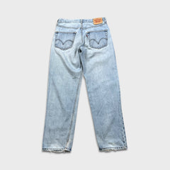 Vintage Y2K Levi's Jeans Mens 32x30 Blue Relaxed Fit Light Wash Baggy Faded Distressed Denim Pants