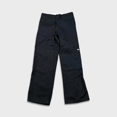 Dickies Pants Mens 32x32 Black Loose Fit Double Knee Workwear Baggy Trouser