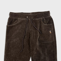 Polo Ralph Lauren Sweatpants Mens Large Brown Pony Straight Leg Corduroy Jogger