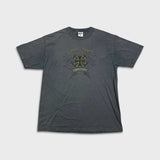 Vintage Y2K West Coast Choppers T Shirt Mens Large Gray Faded Jesse James Chopper Tee