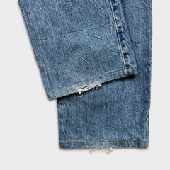 Vintage Y2K Levi's 501 Jeans Mens 30x31 Blue Original Straight Light Wash Denim Pants