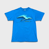 Vintage 1983 Hawaii T Shirt Mens Medium Blue Single Stitched USA Surfing Tee