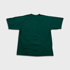 Vintage 90s Blank T Shirt Mens XL Green USA Heavyweight Faded Short Sleeve Tee