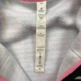 Lululemon Scuba Hoodie Womens Size 10 White Full Zip Striped Hooded Sweater