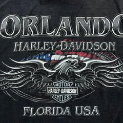 Vintage 2006 Harley Davidson Sleeveless Tee Mens XL Black USA Florida