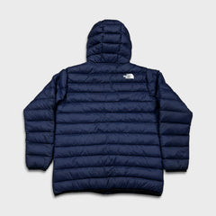 The North Face Jacket Mens Medium Blue Puffer Down 700 Full Zip Outdoor Coat