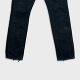 Polo Ralph Lauren Hudson Slim Jeans Mens 31x30 Black Dark Wash Denim Pants