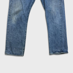 Levi's 501 Jeans Mens 38x30 Blue Original Fit Straight Medium Wash Denim Pants