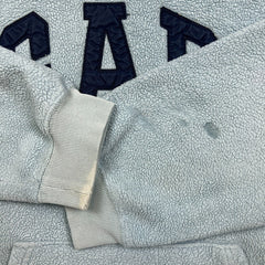 Vintage 90s Gap Fleece Mens XL Blue Spell Out Outdoor Pullover Jacket