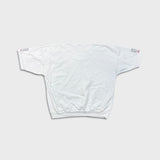 Vintage 90s Montego Rum Sweatshirt Mens Large White Short Sleeve Pullover