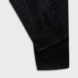 Carhartt WIP Jeans Mens 29x34 Black Klondike Faded Dark Wash Slim Tapered Denim Pants
